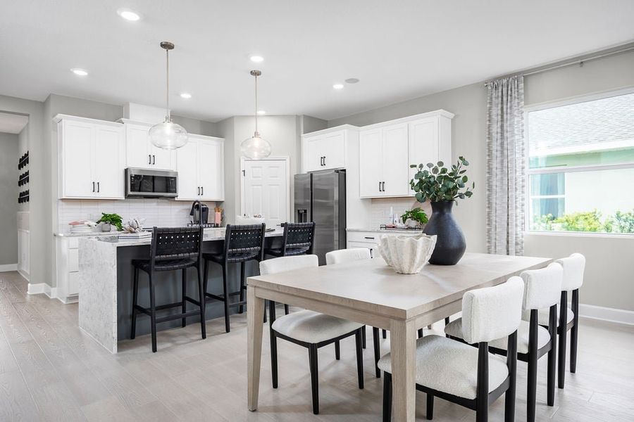 Representative furnished interior of a home built from the Maple by Risewell Homes in Cypress Bluff, Groveland (Image 14).