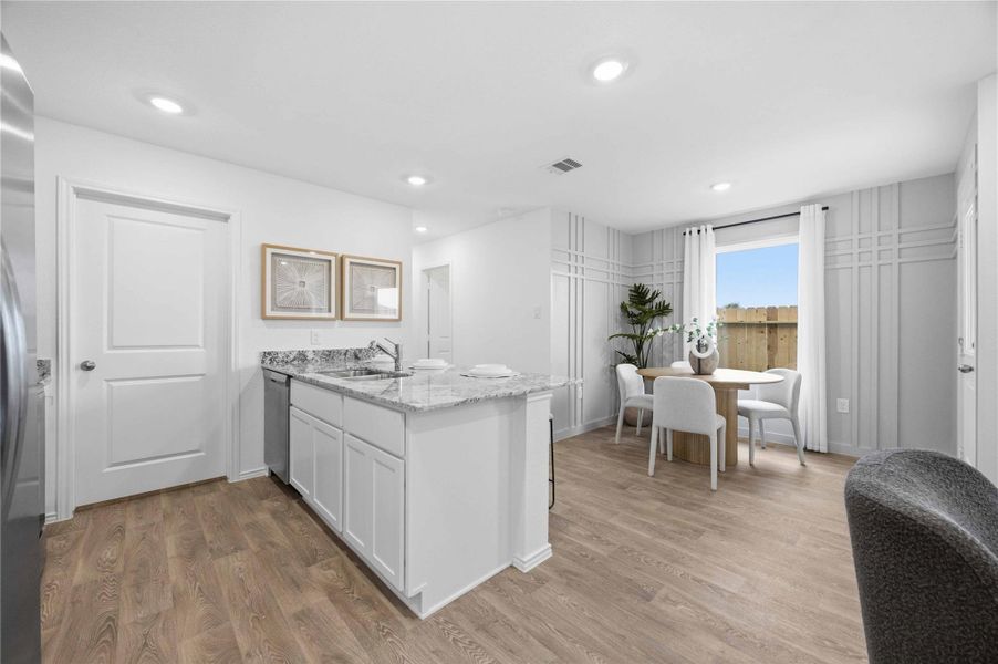 Furnished interior view inside a new home in Pineapple Square, Houston (Image 16). Furnished interior view inside a new home in Pineapple Square, Houston (Image 16).