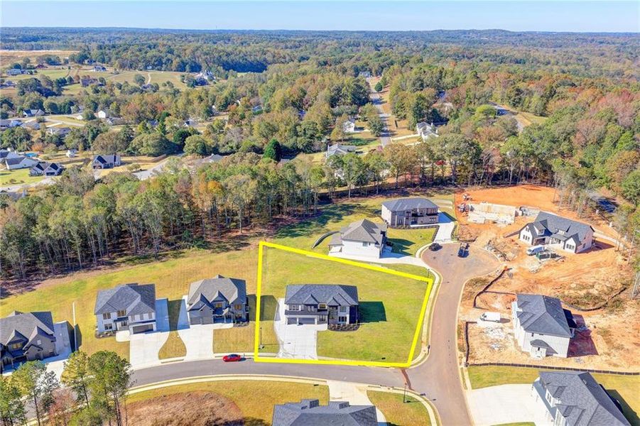 Front exterior of a new home in , Auburn, GA, highlighting curb appeal (Image 31). Front exterior of a new home in , Auburn, GA, highlighting curb appeal (Image 31).