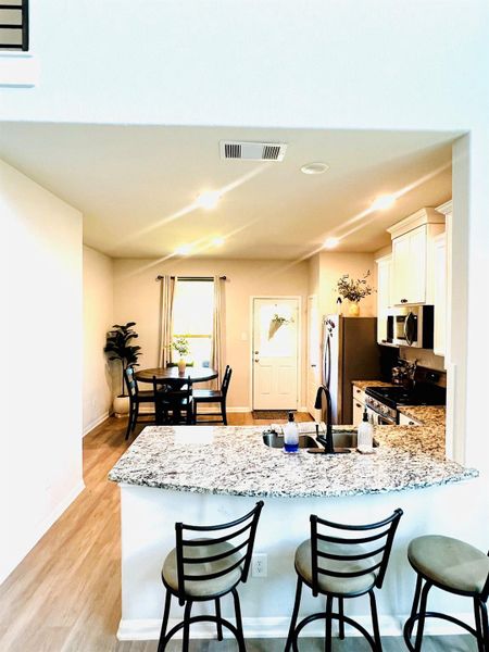 Furnished interior view inside a new home in Bluebonnet Village, Bellville (Image 27).