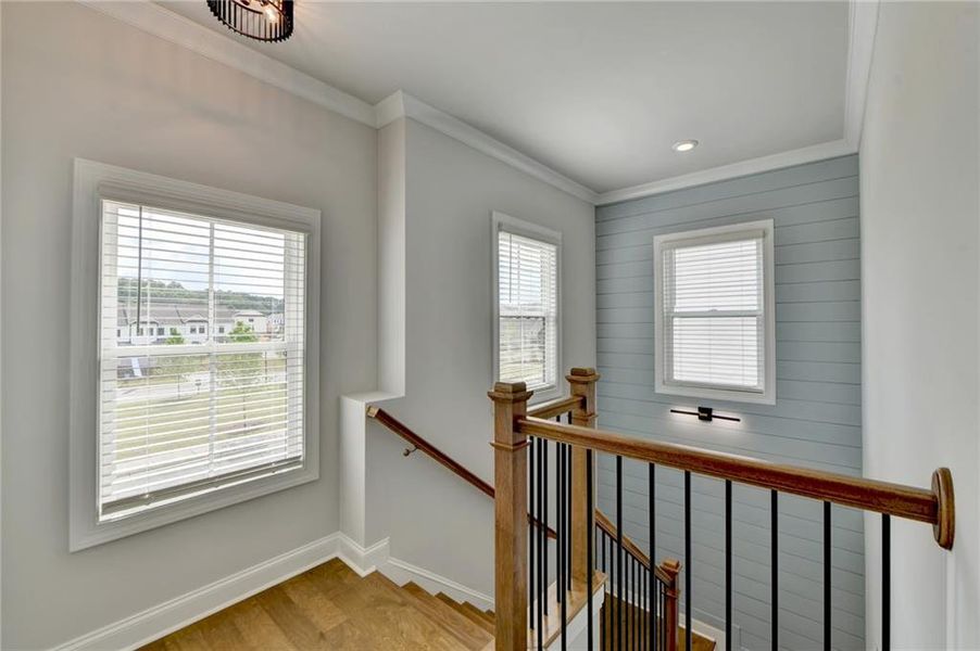 Furnished interior view inside a new home in , Buford (Image 9).