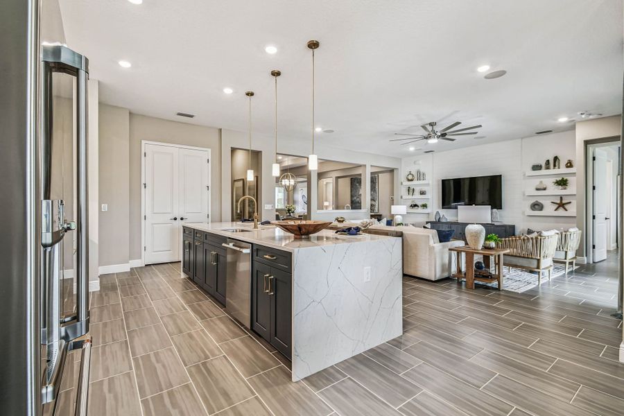 Furnished interior view inside a new home in River Preserve Estates, Parrish (Image 68).