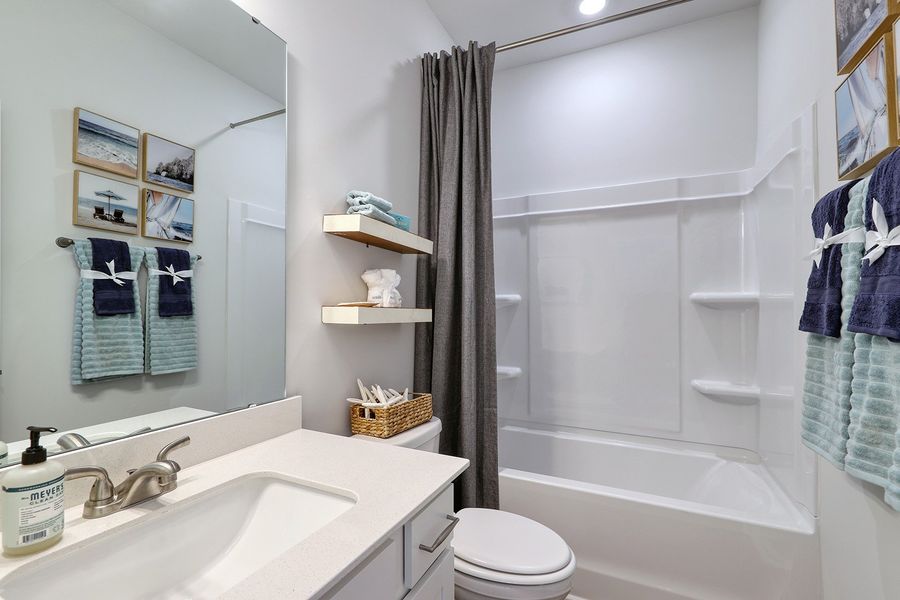 Representative furnished interior of a home built from the Lawrence - Genesis Value Collection by Mungo Homes in Fairway Woods at Wyboo, Manning (Image 9).