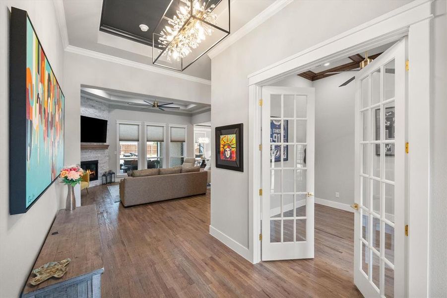 Furnished interior view inside a new home in , Mansfield (Image 31).
