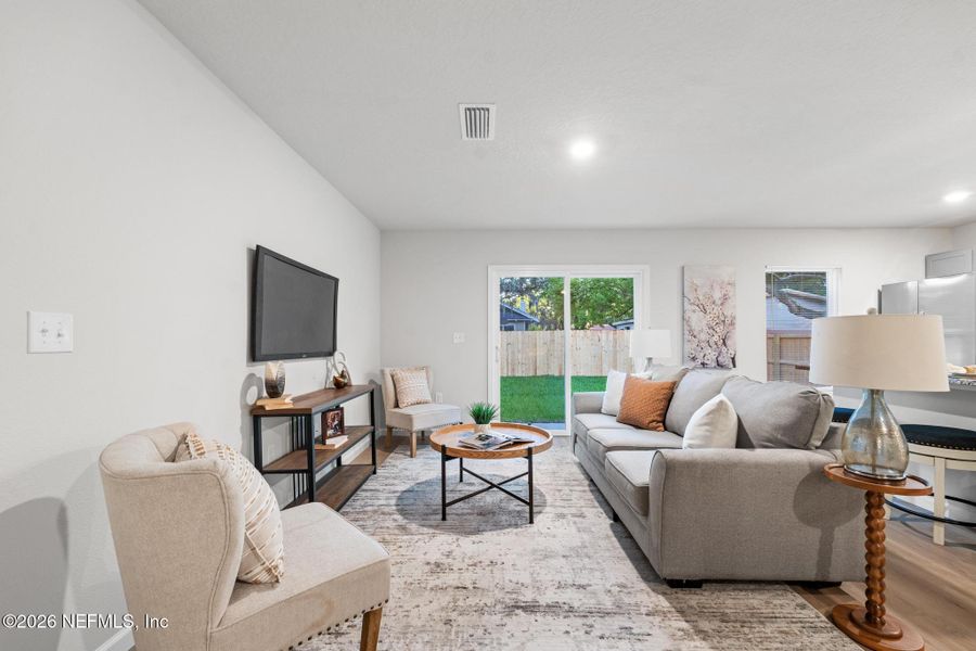 Furnished interior view inside a new home in , Jacksonville (Image 9).