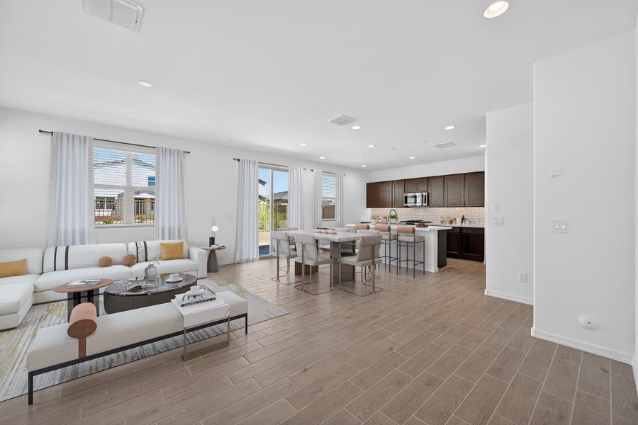 Furnished interior view inside a new home in Artisan at Asante, Surprise (Image 5).