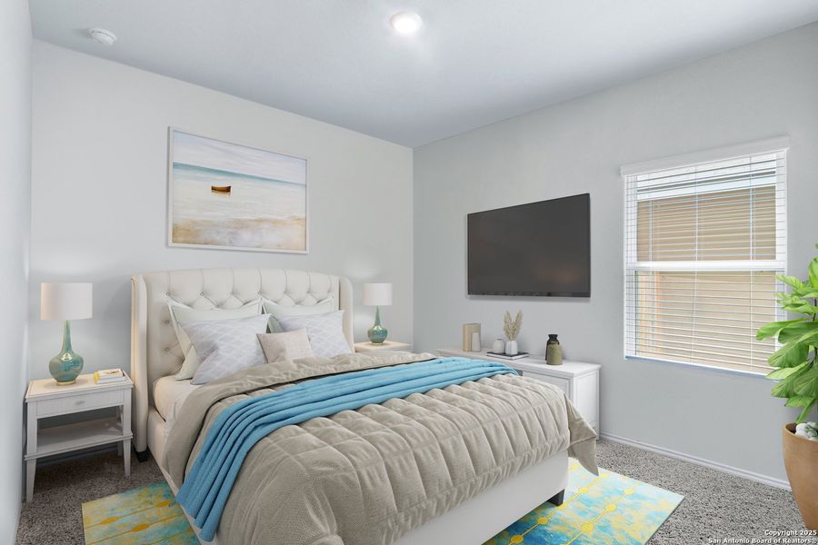 Furnished interior view inside a new home in , San Antonio (Image 13). Furnished interior view inside a new home in , San Antonio (Image 13).