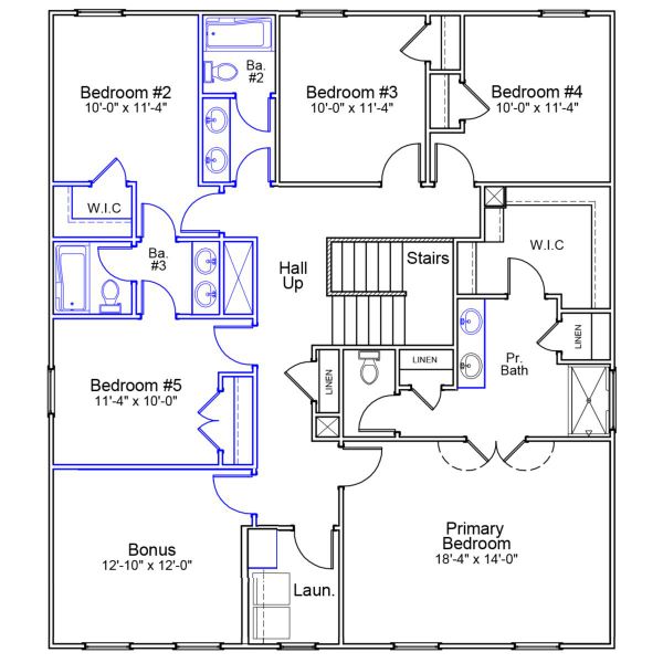 2D floor plan layout of this home in Burke Estates, Chesnee, SC (Image 3). 2D floor plan layout of this home in Burke Estates, Chesnee, SC (Image 3).