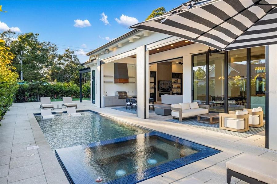 Exterior details and patio area of a home in , Sarasota (Image 25).