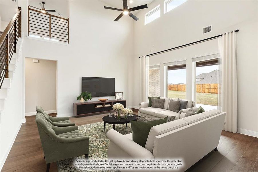 Furnished interior view inside a new home in ArrowBrooke, Aubrey (Image 19). Furnished interior view inside a new home in ArrowBrooke, Aubrey (Image 19).