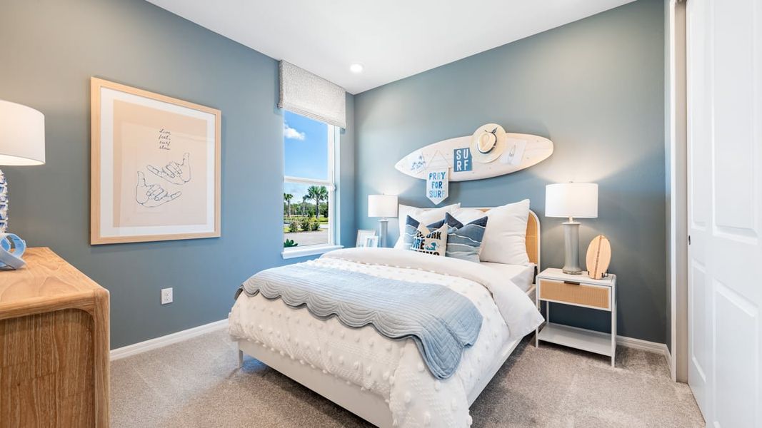 Furnished interior view inside a new home in Windward Preserve, Cocoa (Image 16).