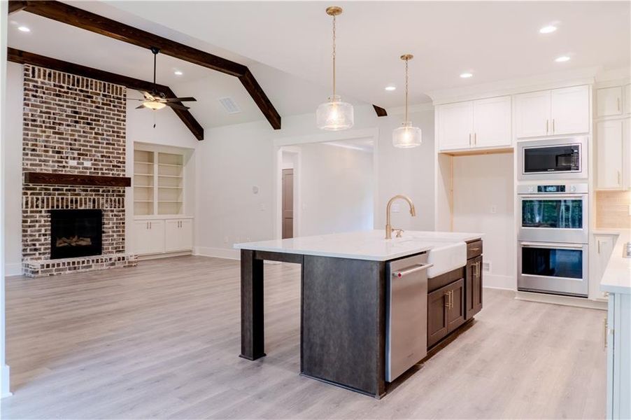 Furnished interior view inside a new home in St. Regis, Oxford (Image 17).