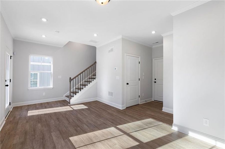 Spacious, unfurnished interior of a new home in Waverly at Buice Lake, Acworth (Image 21).