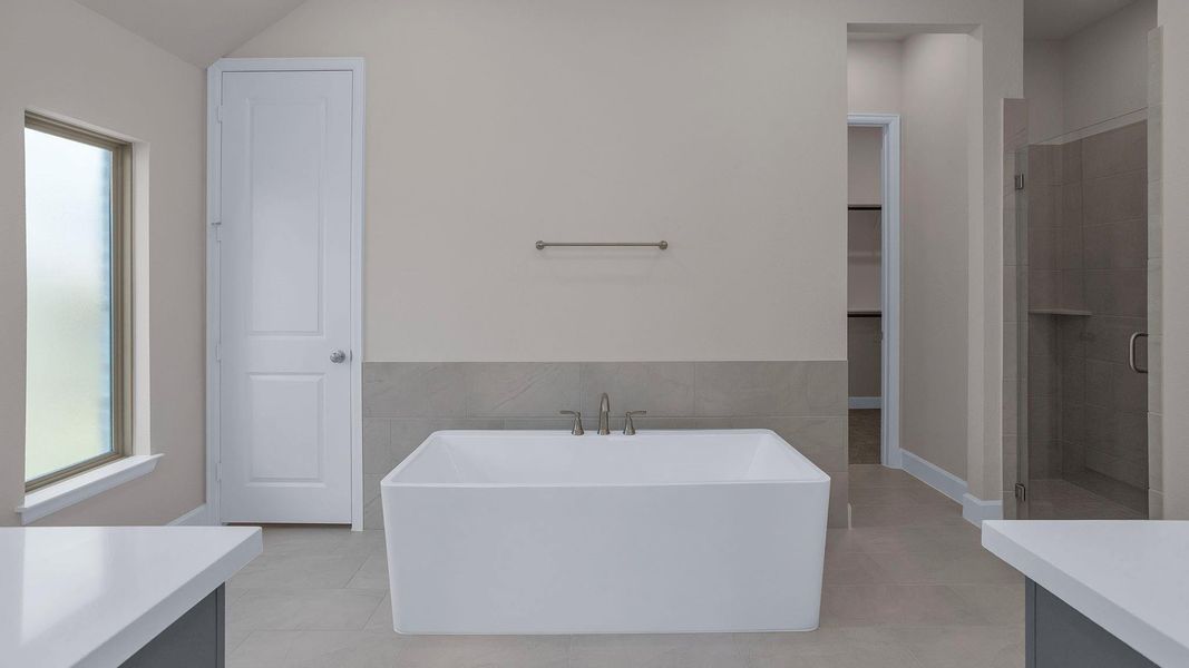 Furnished interior view inside a new home in Grand Central Park 50', Conroe (Image 5). Furnished interior view inside a new home in Grand Central Park 50', Conroe (Image 5).