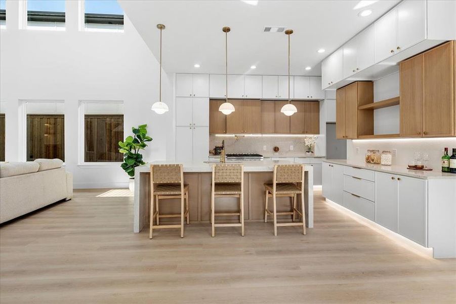 Furnished interior view inside a new home in , Dallas (Image 28).