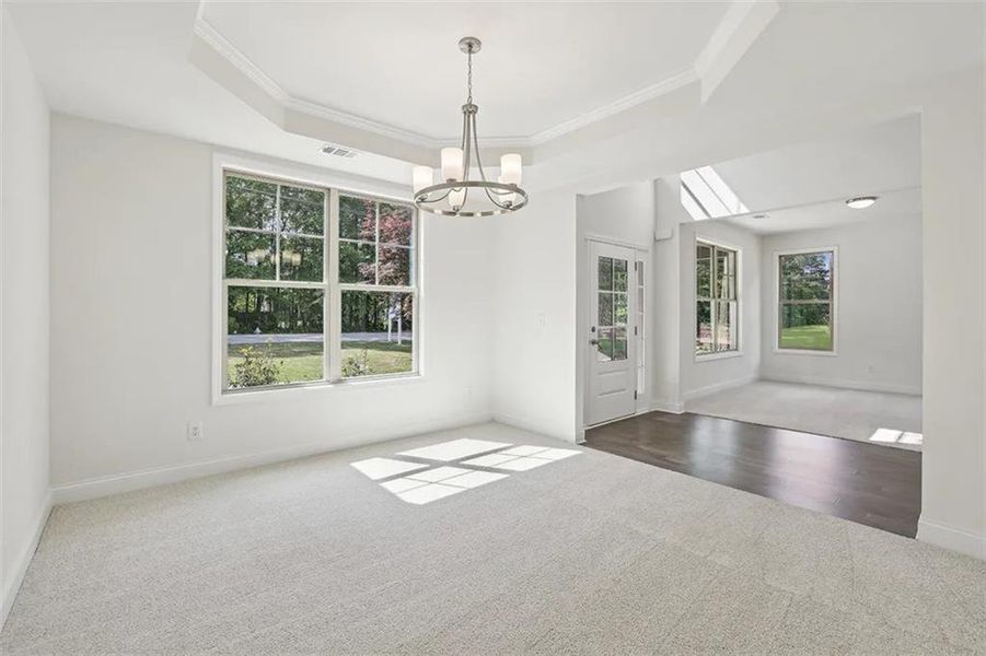 Spacious, unfurnished interior of a new home in , Sugar Hill (Image 9). Spacious, unfurnished interior of a new home in , Sugar Hill (Image 9).