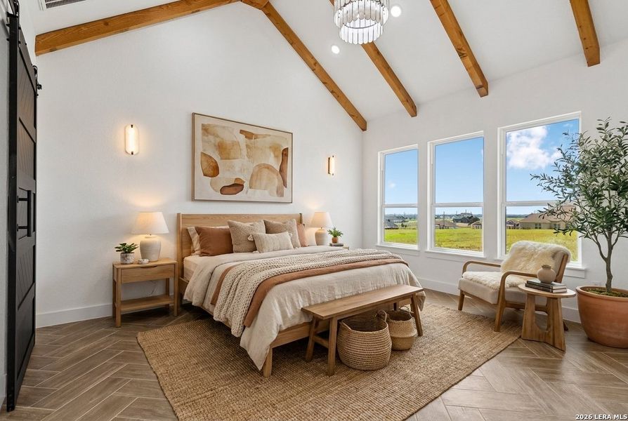 Furnished interior view inside a new home in , La Vernia (Image 25).