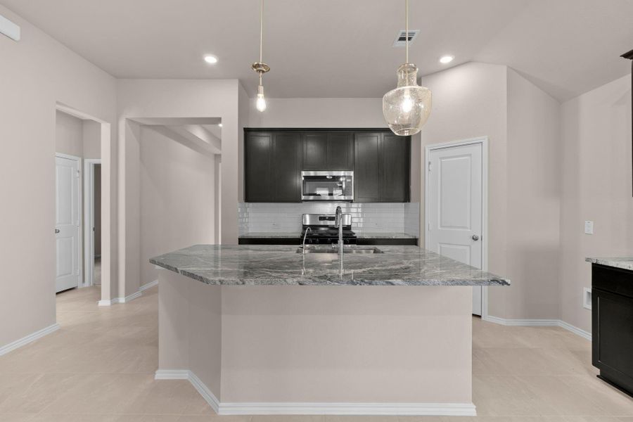 Furnished interior view inside a new home in The Meadows at Imperial Oaks, Conroe (Image 6).