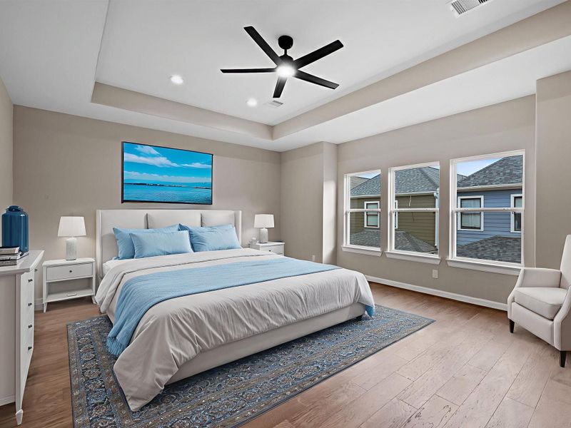 Furnished interior view inside a new home in , Houston (Image 11). Furnished interior view inside a new home in , Houston (Image 11).