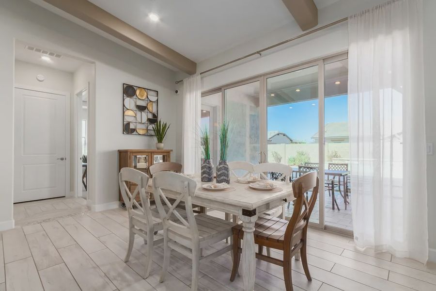 Furnished interior view inside a new home in Bellero Estates, Queen Creek (Image 24).