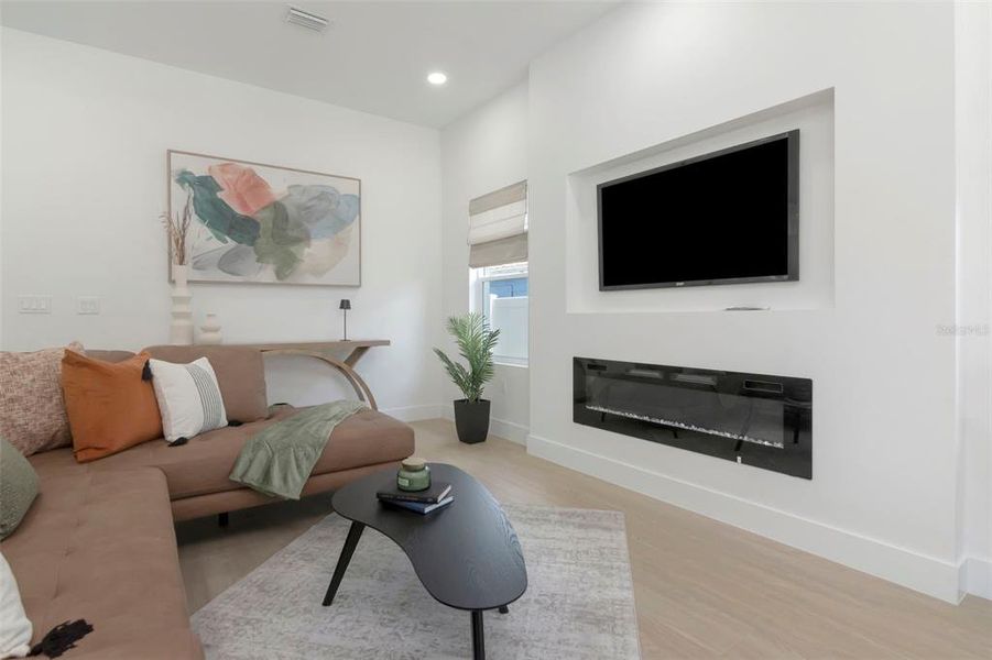 Furnished interior view inside a new home in , Gulfport (Image 6). Furnished interior view inside a new home in , Gulfport (Image 6).