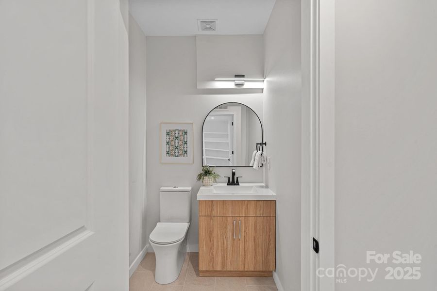 Furnished interior view inside a new home in , Charlotte (Image 12).