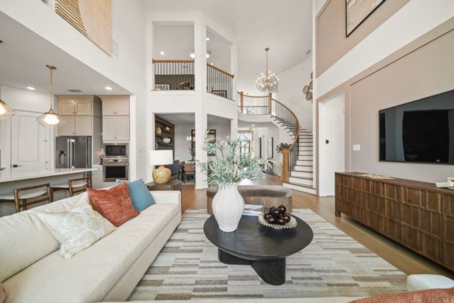 Furnished interior view inside a new home in Meridiana 40', 65', Manvel (Image 15).