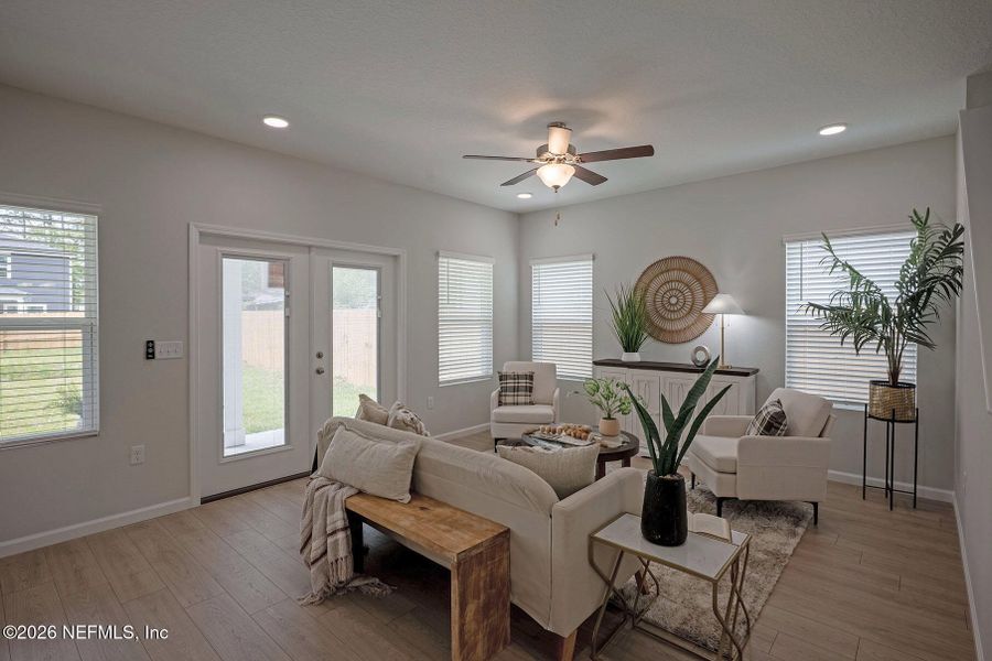 Furnished interior view inside a new home in , Jacksonville (Image 8).