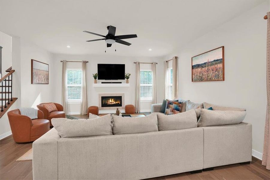 Furnished interior view inside a new home in , Fayetteville (Image 50).
