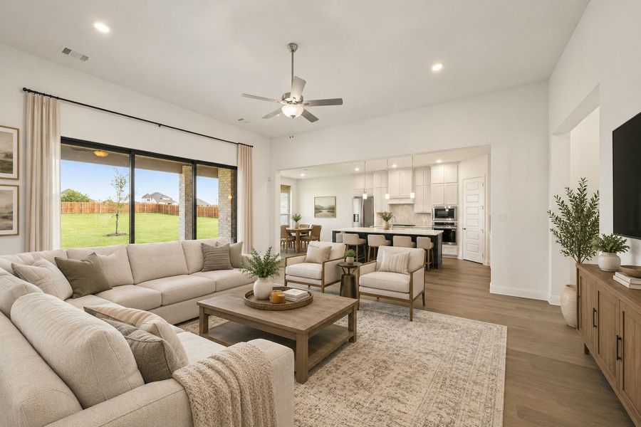 Furnished interior view inside a new home in Hampton Park Estates, Glenn Heights (Image 6). Furnished interior view inside a new home in Hampton Park Estates, Glenn Heights (Image 6).