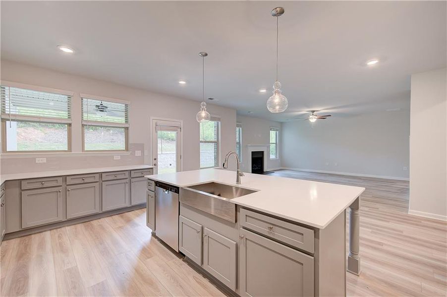 Furnished interior view inside a new home in Trinity Park, McDonough (Image 9).