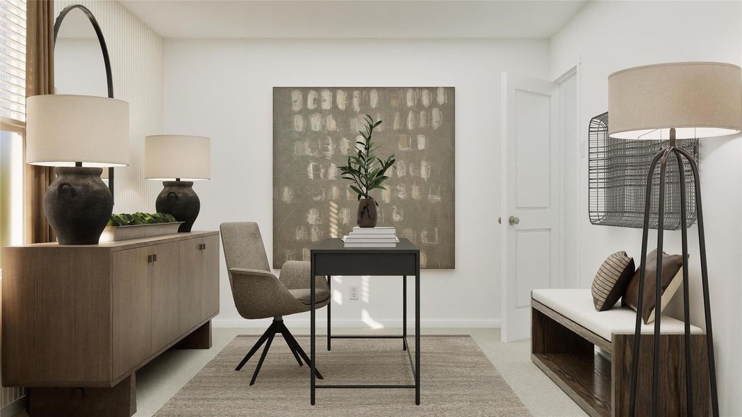 Furnished interior view inside a new home in The Grand Prairie, Hockley (Image 22).