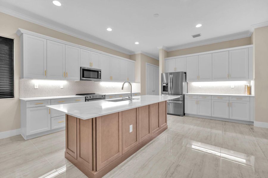 Furnished interior view inside a new home in , Ave Maria (Image 8).