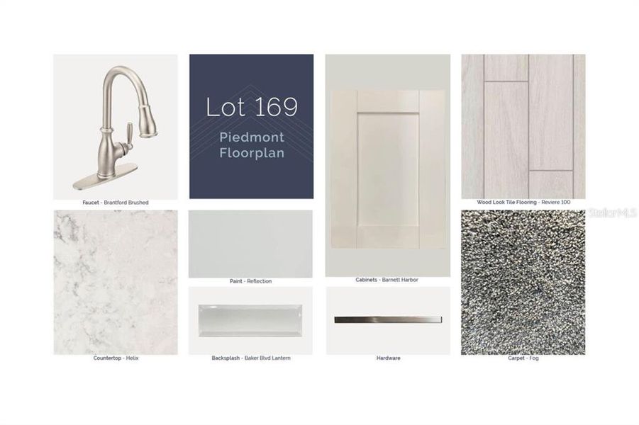 Sample of building materials used in homes in Center Lake on the Park, St. Cloud (Image 3).