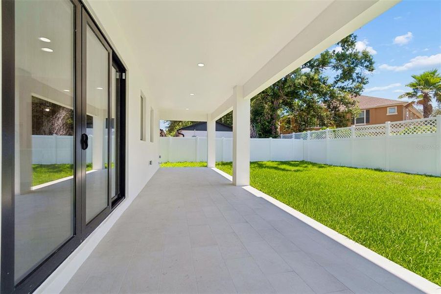 Exterior details and patio area of a home in , Tampa (Image 3). Exterior details and patio area of a home in , Tampa (Image 3).