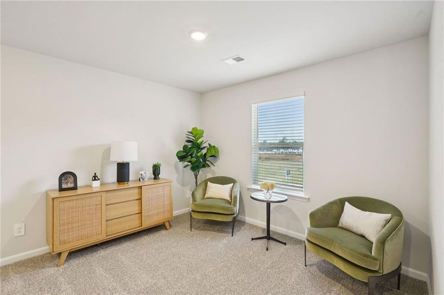 Furnished interior view inside a new home in Avalon - Reserve Series, Conyers (Image 13).