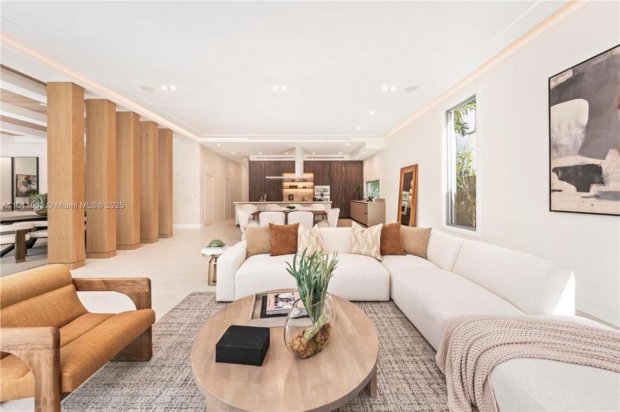 Furnished interior view inside a new home in , Miami (Image 14). Furnished interior view inside a new home in , Miami (Image 14).