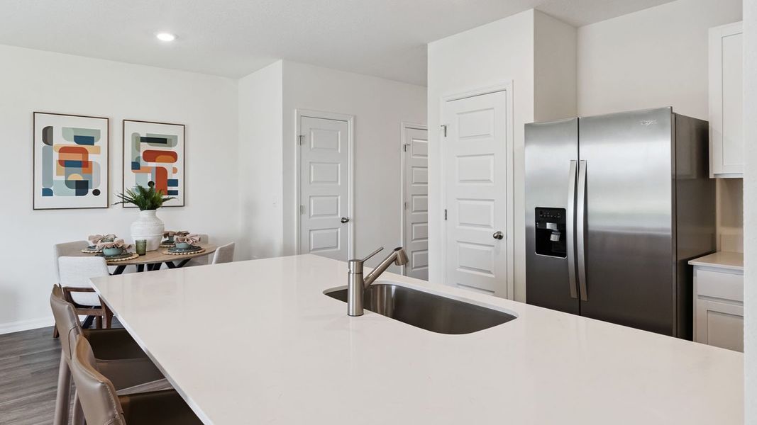 Furnished interior view inside a new home in Summerlin at Hawthorne Ranch, Lakeland (Image 12).