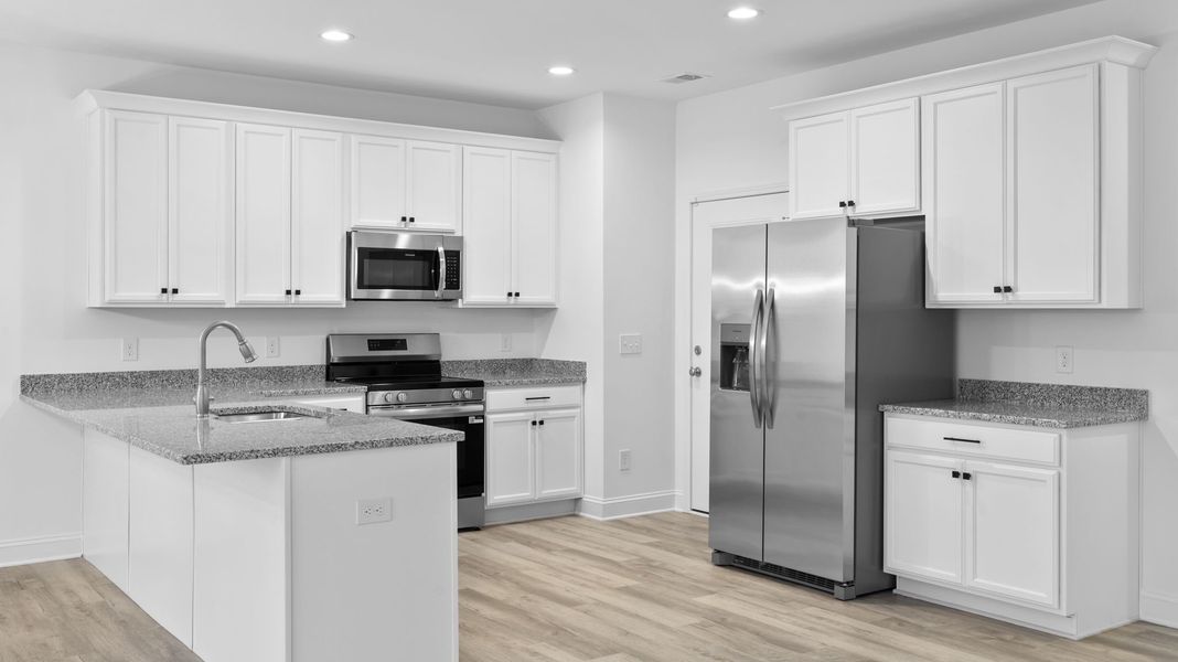 Furnished interior view inside a new home in Pearson Road Townhomes, Easley (Image 8).