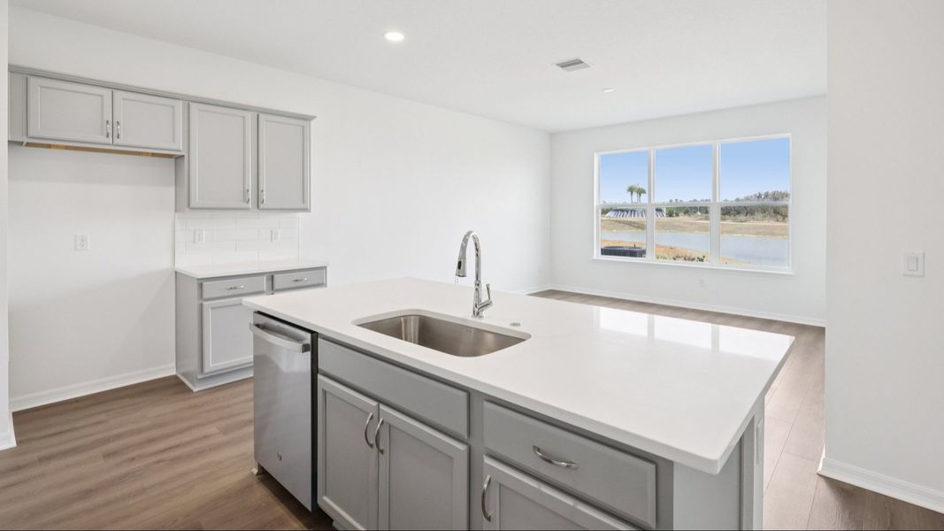 Furnished interior view inside a new home in Isla Mirada, San Antonio (Image 20).