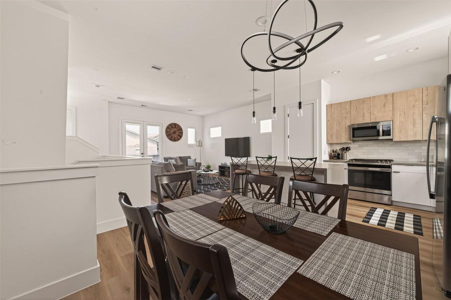 Furnished interior view inside a new home in , Houston (Image 10). Furnished interior view inside a new home in , Houston (Image 10).