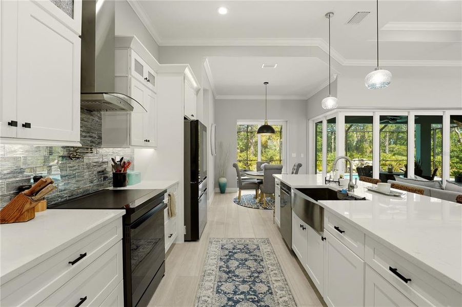 Furnished interior view inside a new home in , Rotonda West (Image 18).