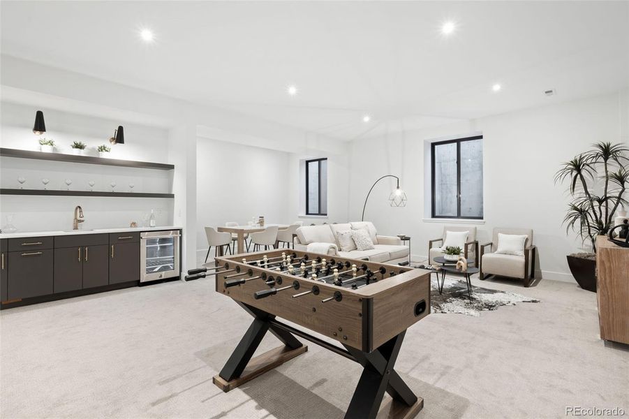 Furnished interior view inside a new home in , Denver (Image 33).