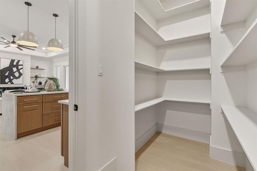 View of storage area