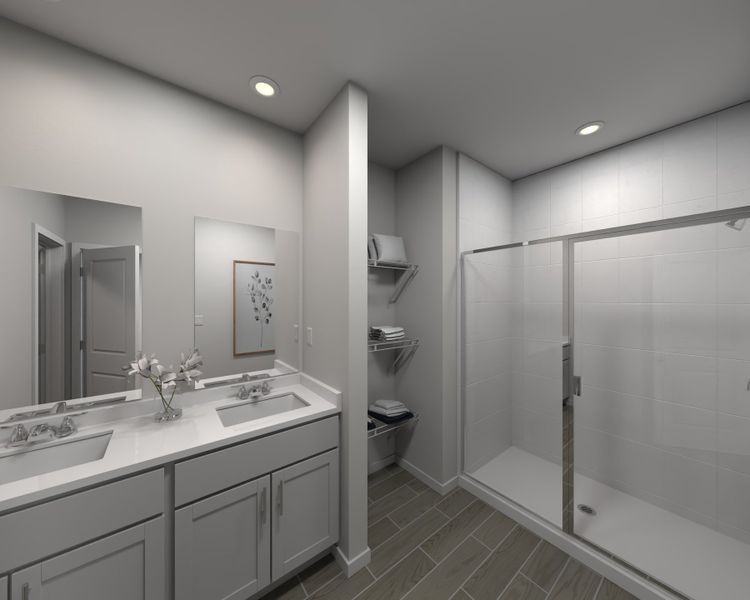 Furnished interior view inside a new home in Parkside at Shearwater, St. Augustine (Image 8).