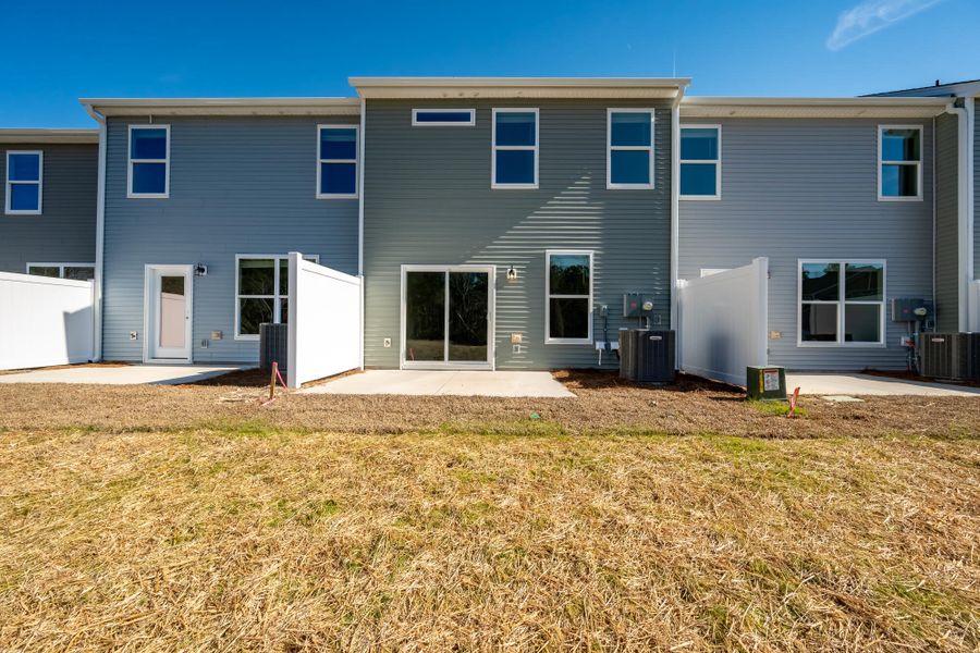 Exterior details and patio area of a home in The Landings at Montague, Goose Creek (Image 25).
