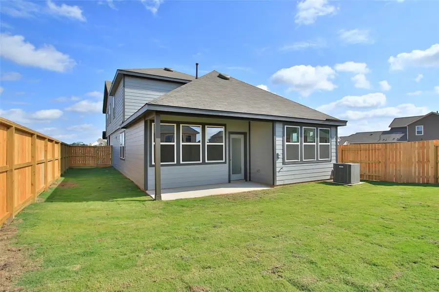 Exterior details and patio area of a home in Colony at Pinehurst, Pinehurst (Image 3).