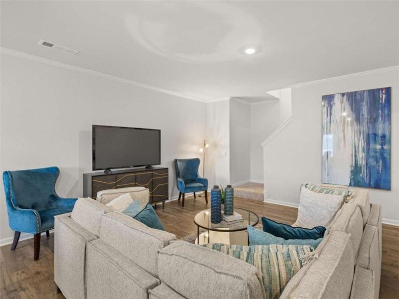 Furnished interior view inside a new home in Rosewood Farms, Acworth (Image 21).