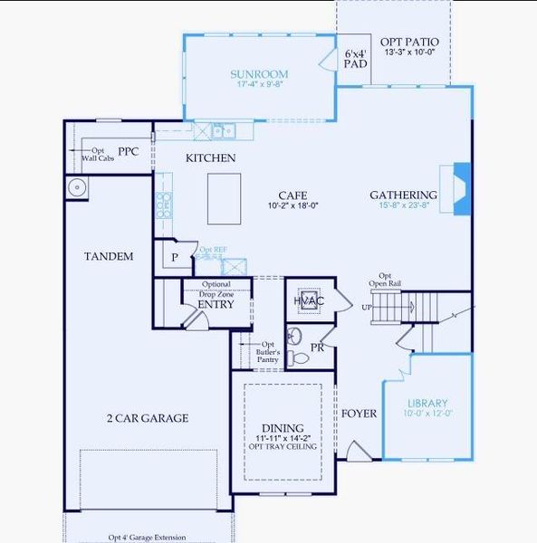 2D floor plan layout of this home in Ashworth Estates, Powder Springs, GA (Image 3). 2D floor plan layout of this home in Ashworth Estates, Powder Springs, GA (Image 3).