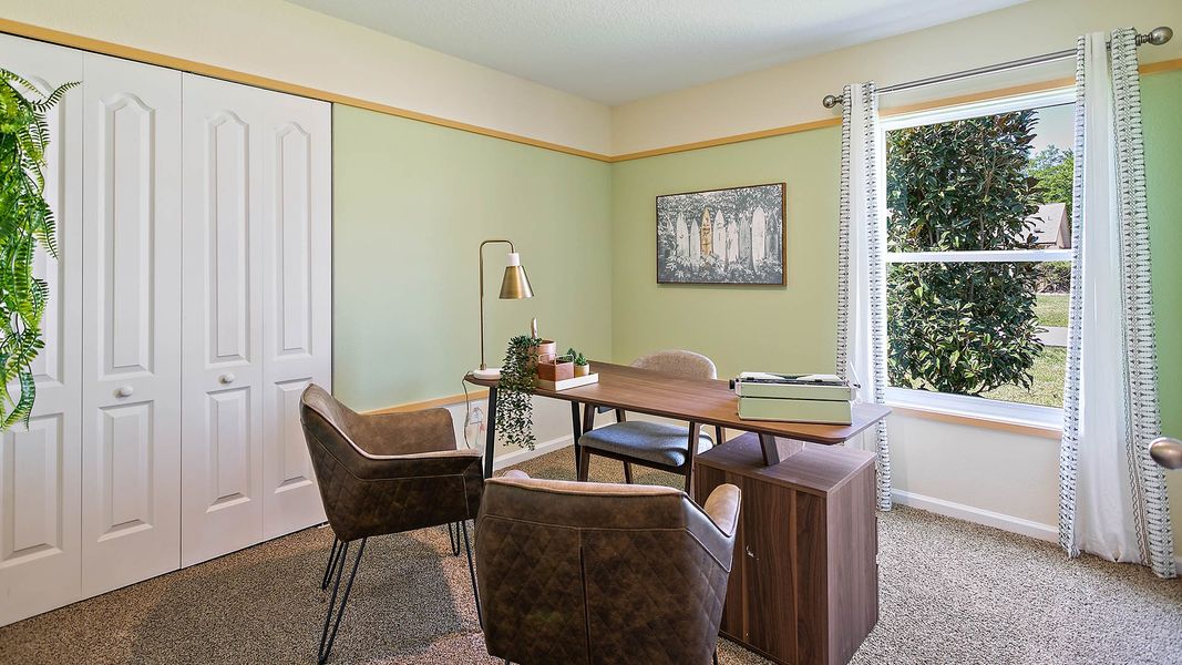 Representative furnished interior of a home built from the Surfside by D.R. Horton in Palm Coast Villas, Palm Coast (Image 23).